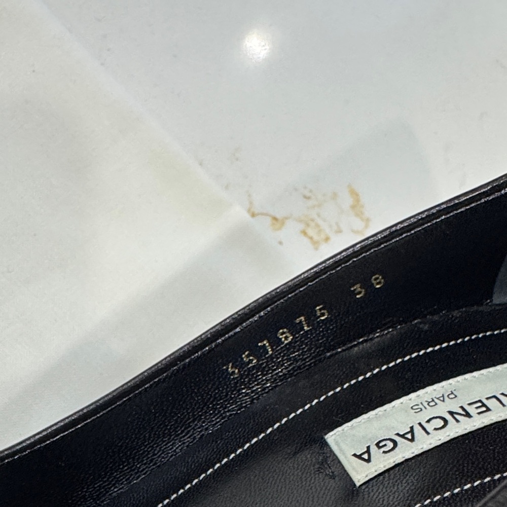 Balenciaga Black Leather Heels - Picture 7 of 12